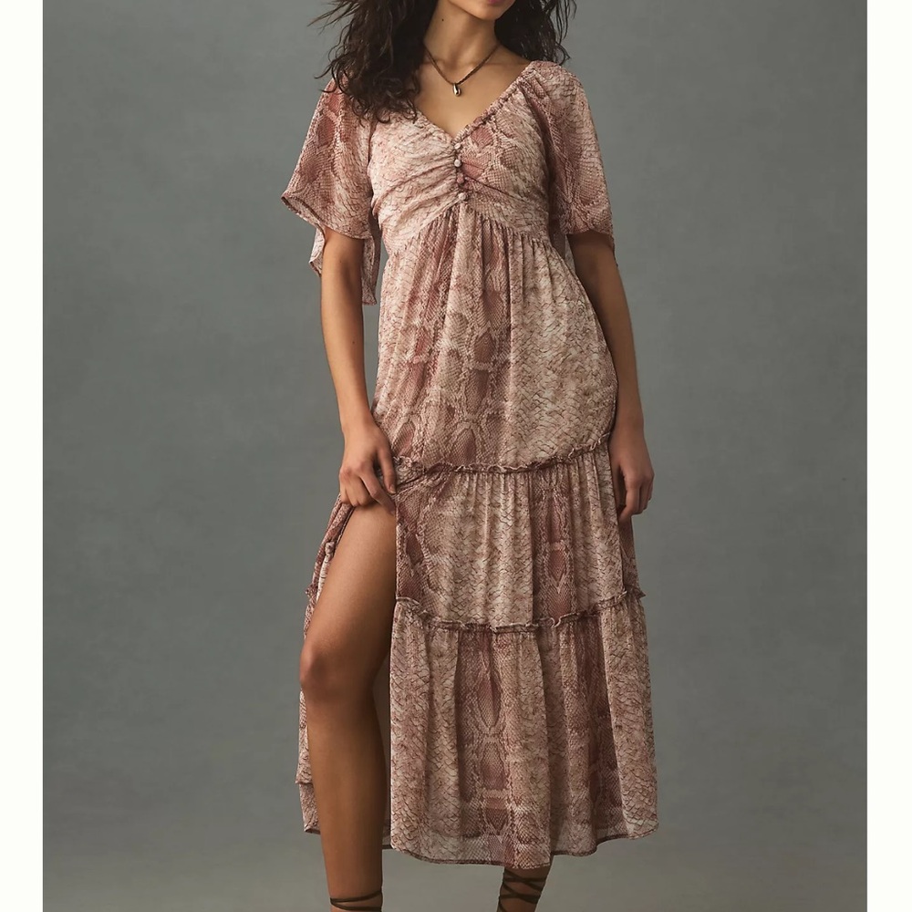 Anthropologie Tiered Dress